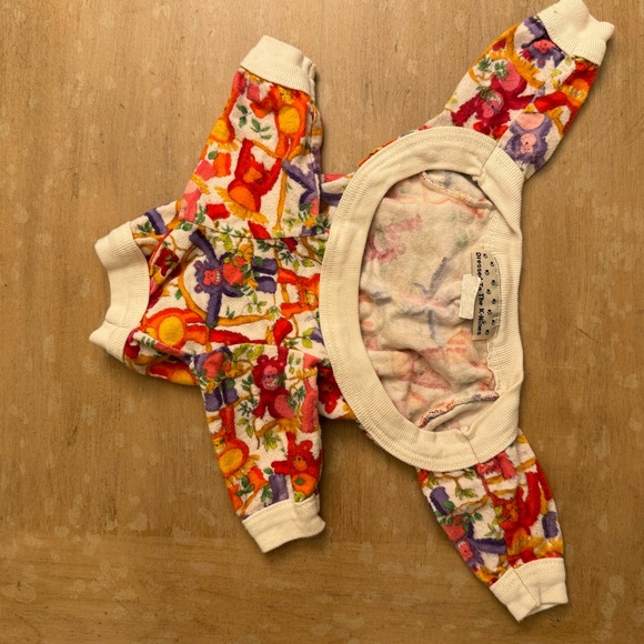 Monkey print doggy pajamas in size 10 - Picture 5 of 10